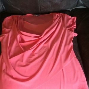 Dress shirt, peach color. Size 2x